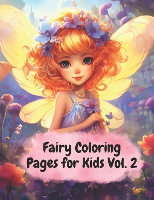 Book cover for Fairy Coloring Pages for Kids Vol. 2