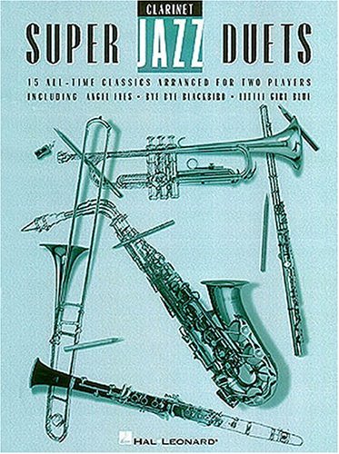 Book cover for Super Jazz Duets Clarinet