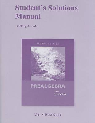 Book cover for Student Solutions Manual for Prealgebra