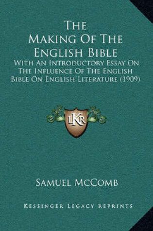 Cover of The Making of the English Bible