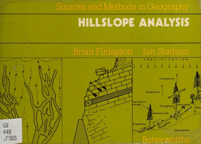 Book cover for Hillslope Analysis