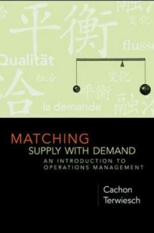 Cover of Matching Supply with Demand