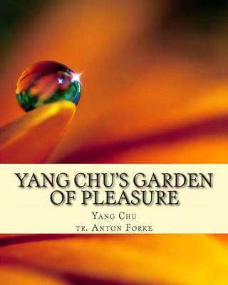 Book cover for Yang Chu's Garden of Pleasure