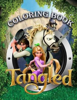 Book cover for Tangled Coloring Book