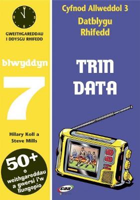 Book cover for CA3 Datblygu Rhifedd: Trin Data Blwyddyn 7