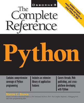Book cover for Python:  The Complete Reference
