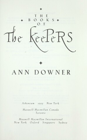 Book cover for Books of the Keepers