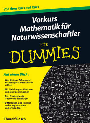 Book cover for Vorkurs Mathematik fur Naturwissenschaftler fur Dummies