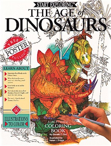 Cover of Age of Dinosaurs Coloring Book