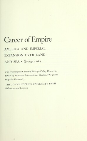 Book cover for Career of Empire