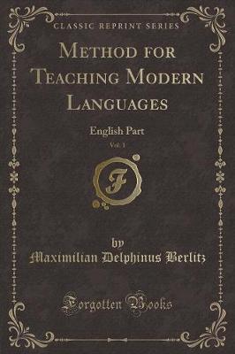 Book cover for Method for Teaching Modern Languages, Vol. 1