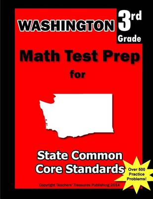 Book cover for Washington 3rd Grade Math Test Prep