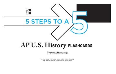 Book cover for 5 Steps to a 5 AP U.S. History Flashcards