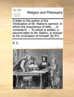 Book cover for A letter to the author of the Vindication of Mr. Nation's sermon