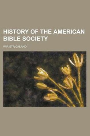 Cover of History of the American Bible Society