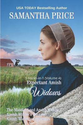 Cover of Expectant Amish Widows 3 Books-in-1 (Volume4) The Middle-Aged Amish Widow