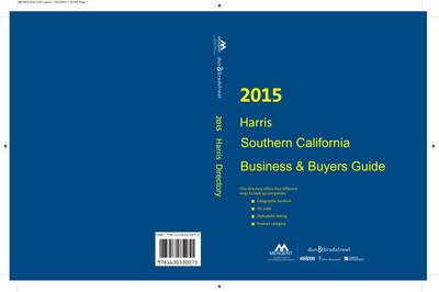 Book cover for Harris Southern California Business Directory and Buyer's Guide 2015