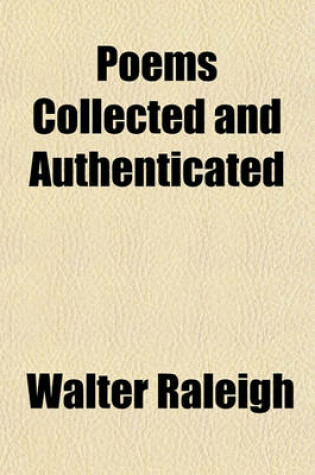 Cover of Poems Collected and Authenticated