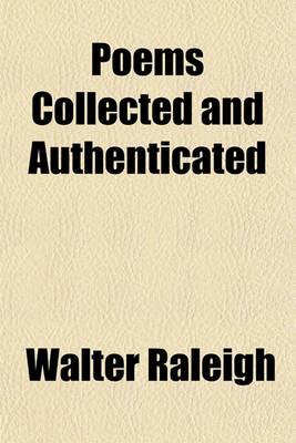 Book cover for Poems Collected and Authenticated