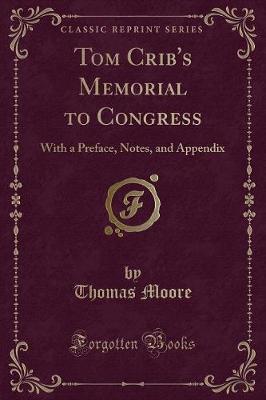 Book cover for Tom Crib's Memorial to Congress