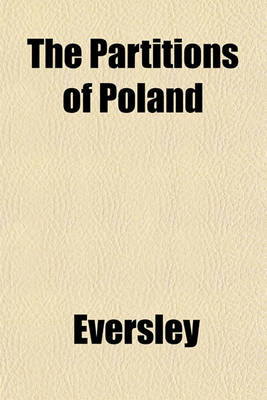 Book cover for The Partitions of Poland