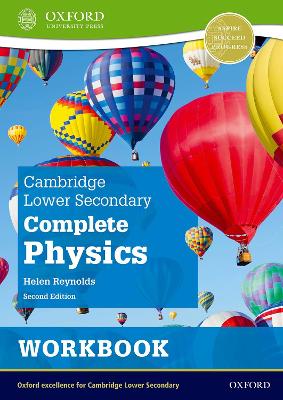 Book cover for Cambridge Lower Secondary Complete Physics: Workbook (Second Edition)