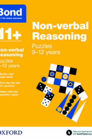 Cover of Bond 11+: Non-verbal Reasoning: Puzzles