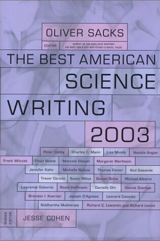 Cover of The Best American Science Writing