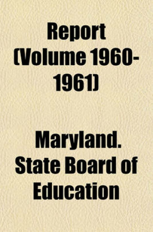 Cover of Report (Volume 1960-1961)