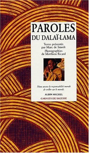 Book cover for Paroles Du Dalai-Lama