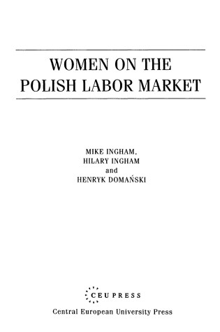 Cover of Women on the Polish Labor Market