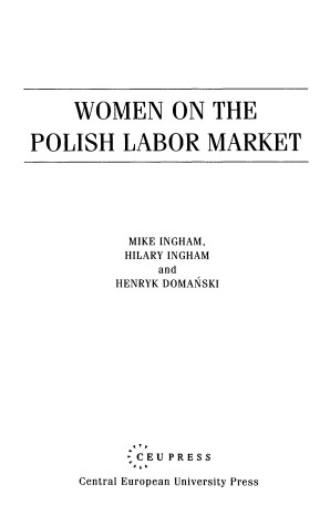 Book cover for Women on the Polish Labor Market