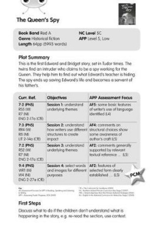 Cover of BC Red (KS2) A/5C The Queen's Spy Guided Reading Cards