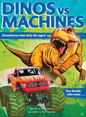 Book cover for Dinos vs. Machines