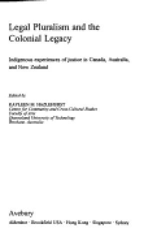 Cover of Racism and the Colonial Encounter