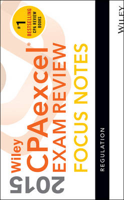 Cover of Wiley CPAexcel Exam Review 2015 Focus Notes