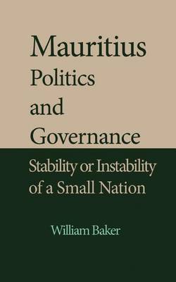 Book cover for Mauritius Politics and Governance