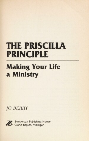 Book cover for The Priscilla Principle