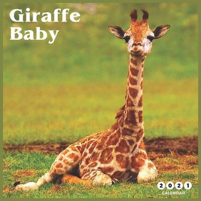 Book cover for Baby Giraffe 2021 Calendar