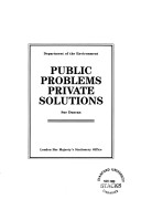 Book cover for Public Problems, Private Solutions