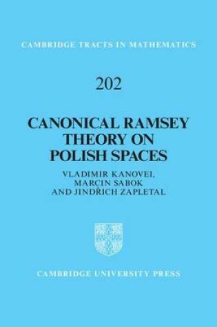 Cover of Canonical Ramsey Theory on Polish Spaces