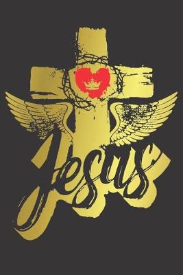 Book cover for Journal Jesus Christ believe heart gold