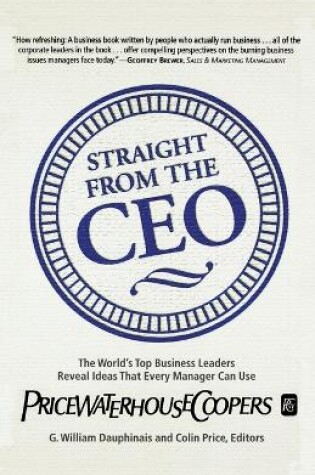 Cover of Straight from the Ceo