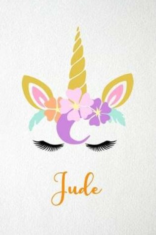 Cover of Jude A5 Lined Notebook 110 Pages