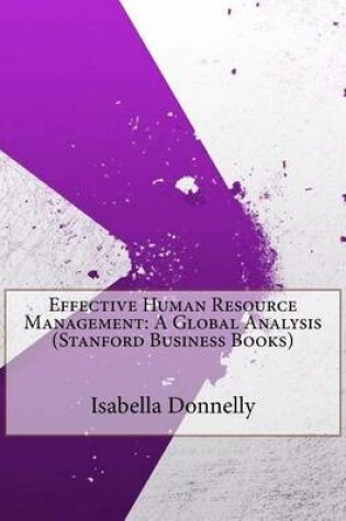 Cover of Effective Human Resource Management