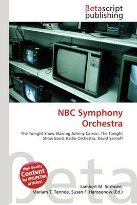 Book cover for NBC Symphony Orchestra