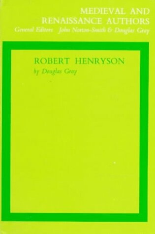 Cover of Robert Henryson