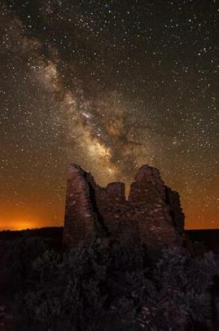 Cover of A Starry Night, the Milky Way, and a Desert Rock Formation Journal