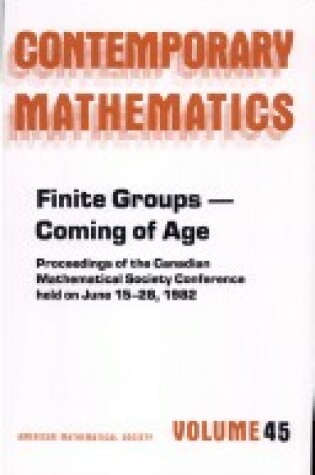 Cover of Finite Groups