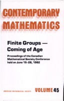 Cover of Finite Groups